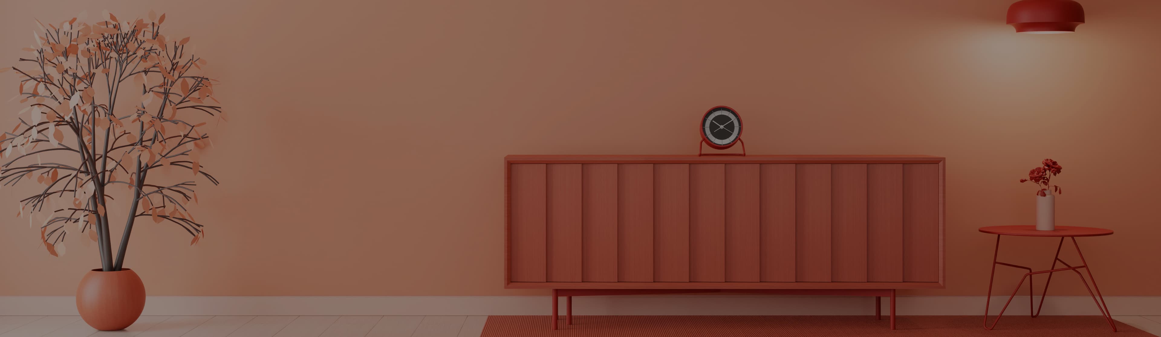 Luxury interior design project banner