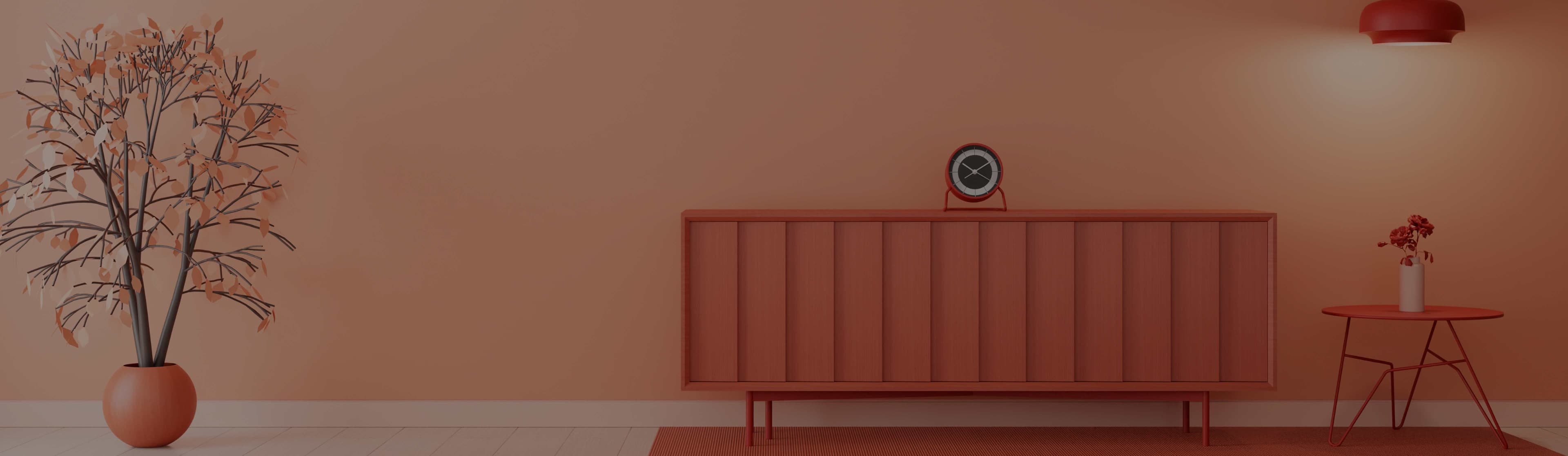 Luxury interior design project banner