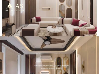 A Modern Luxury Home with Soft Art-Deco Elegance Modern luxury interior design