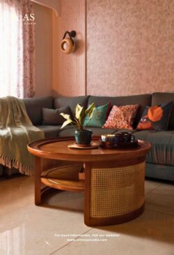 Warm contemporary home interior design with wooden finishes and soft textures Warm contemporary home interior design with wooden finishes and soft textures