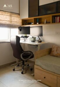 Warm contemporary home interior design with wooden finishes and soft textures Warm contemporary home interior design with wooden finishes and soft textures